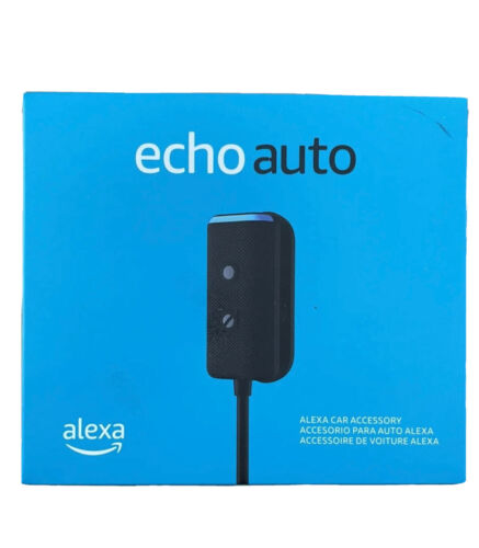 Echo Auto Smart Assistant Hands Free Speaker with Alexa Black  B07VTK654B