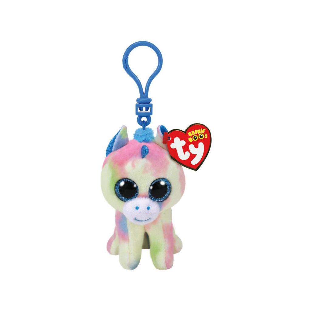 beanie boo unicorn keychain