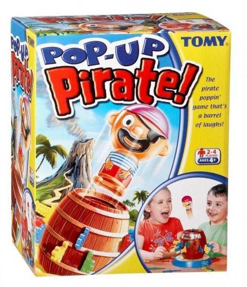 TOMY Pop Up Pirate Classic Children's Action Board Game, Family