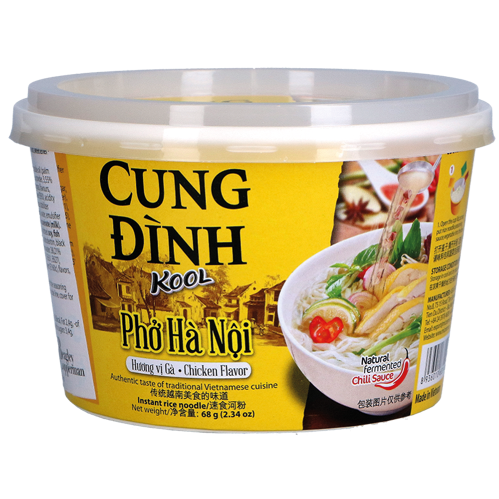 Instant Noodles Cung Dinh Pho Chicken Cup