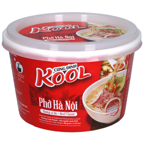 Instant Noodles Cung Dinh Pho Beef Cup