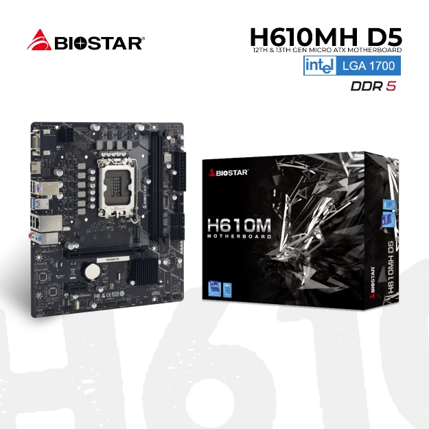 Motherboard BIOSTAR H610MH D5