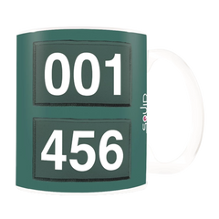 Mug Squid Game Numbers