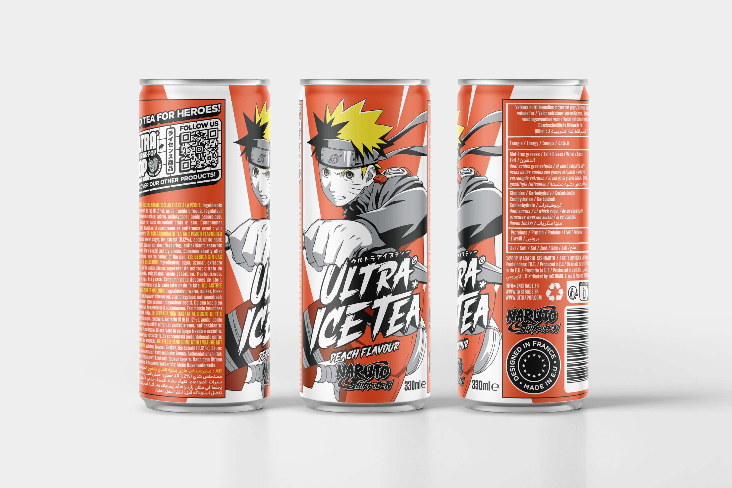 Ultra Ice Tea Sleek Can Naruto - Albagame