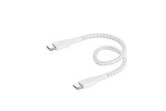 Cable USB-C to USB-C Belkin BoostCharge Up to 60W Braided White 15cm