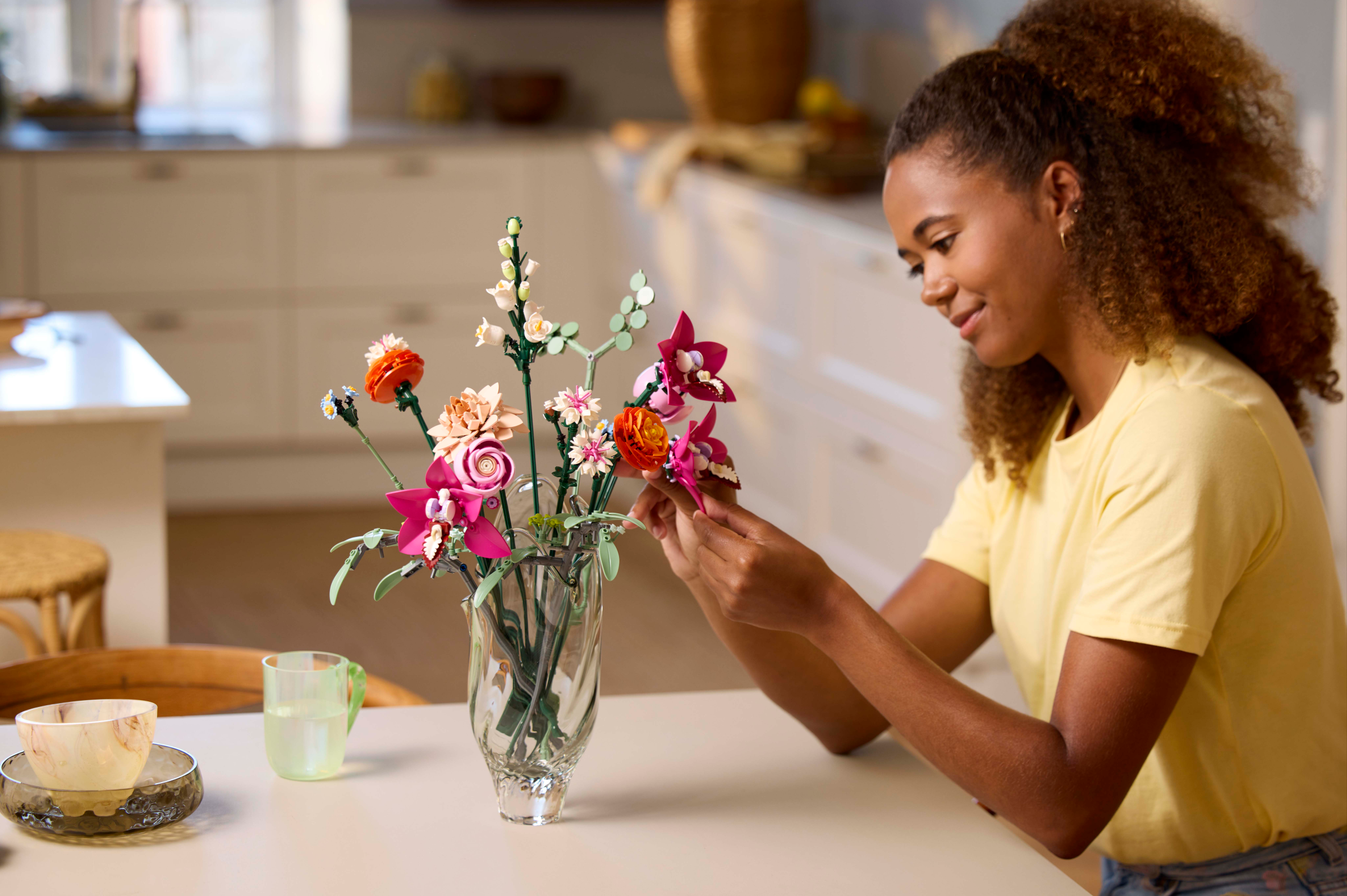 Lego Icons Pretty Pink Flower Bouquet 10342