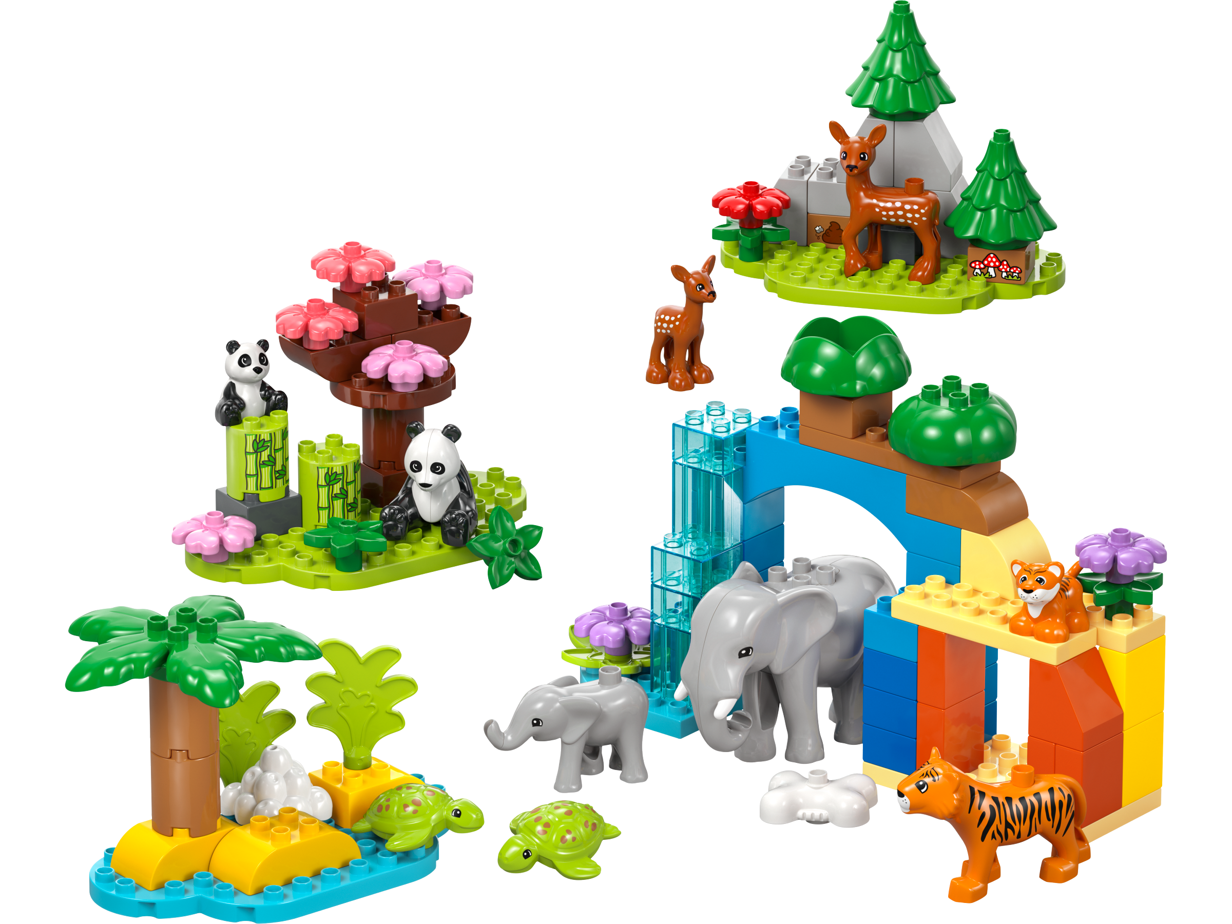 Lego Duplo 3-in-1 Wild Animals Families 10446