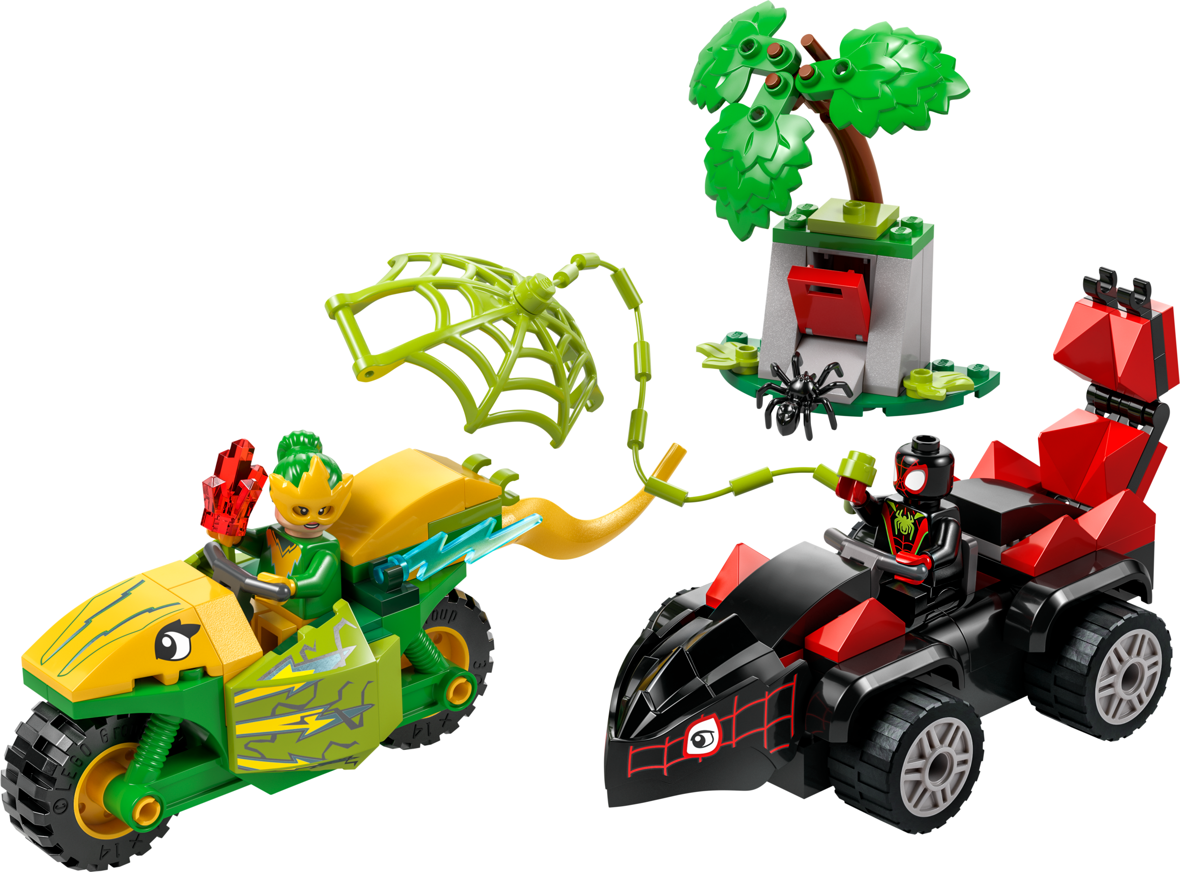 Lego Marvel Spin and Electro Dinosaur Vehicle Chase 11198