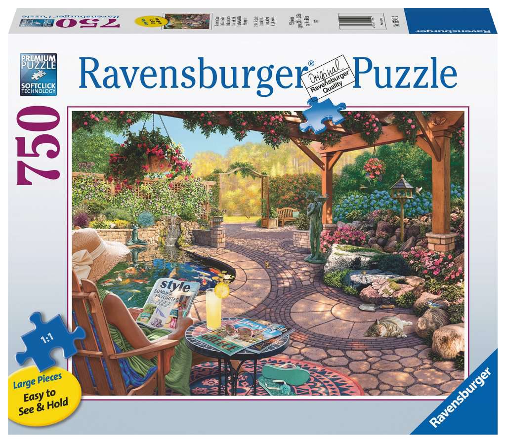 Puzzle Ravensburger Cosy Backyard Bliss 750Pcs - Albagame