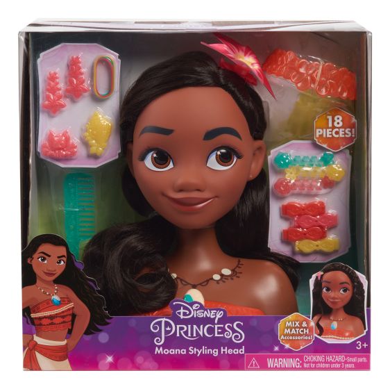 Doll Disney Princess Basic Moana Styling Head - Albagame