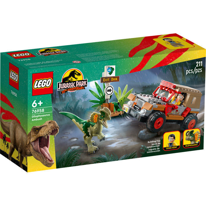 Lego Jurassic World Dilophosaurus Ambush Set 76958 - Albagame