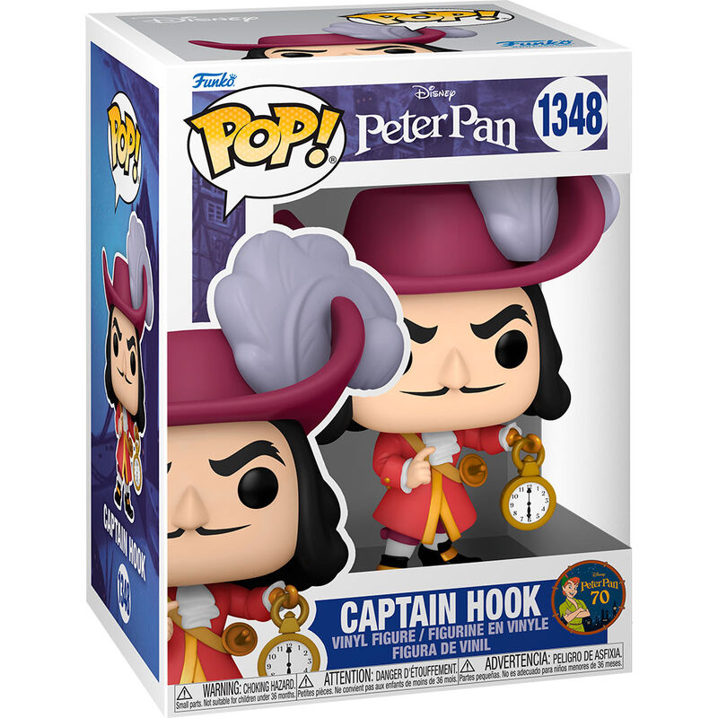 Figure Funko Pop! Disney 1348: Peter Pan 70th Anniversary Captain Hook - Albagame