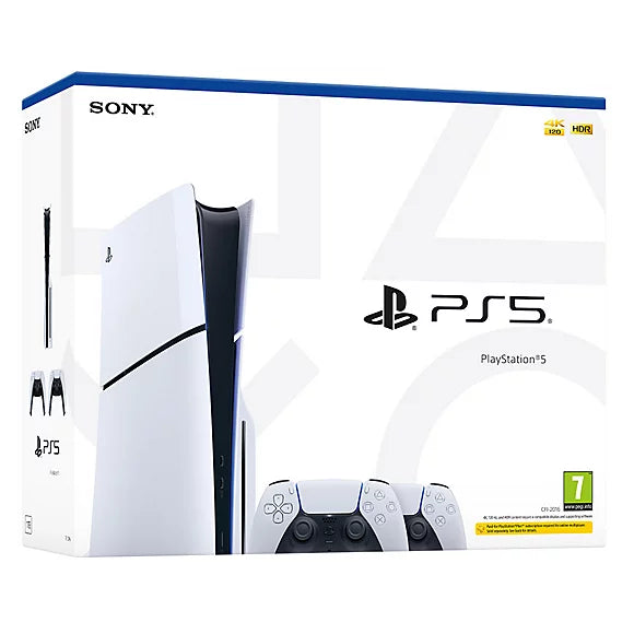 Console Playstation 5 D Slim Chassis SSD 1TB + Controller Sony DualSense Wireless White - Albagame