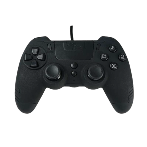 Controller PS4 Steelplay SlimPack Wired Black - Albagame