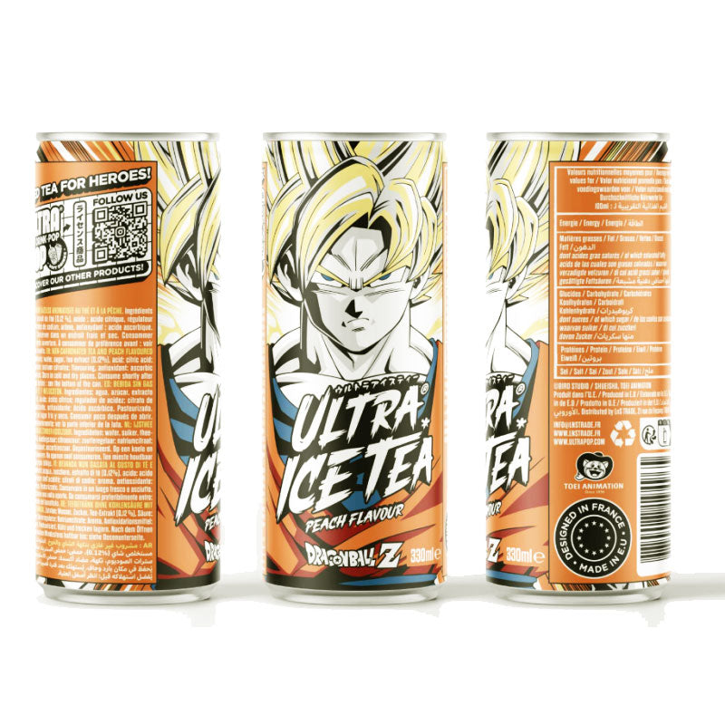 Ultra Ice Tea Sleek Can Dragon Ball Z Goku - Albagame