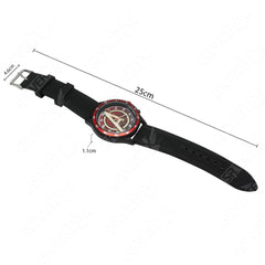 Analog Watch Marvel Avengers Silicone Strap Red - Albagame