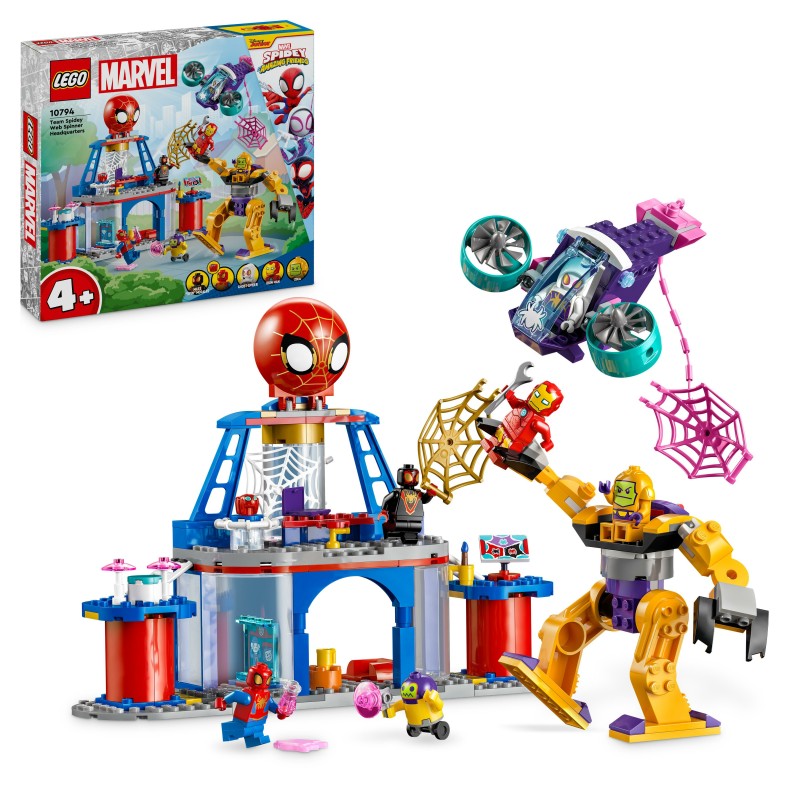 Lego Marvel Spidey Web Spinner Headquartets 10794 - Albagame