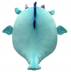 Plush Squishmallows Tatiana The Dark Teal Dragon With Bandana 20cm - Albagame