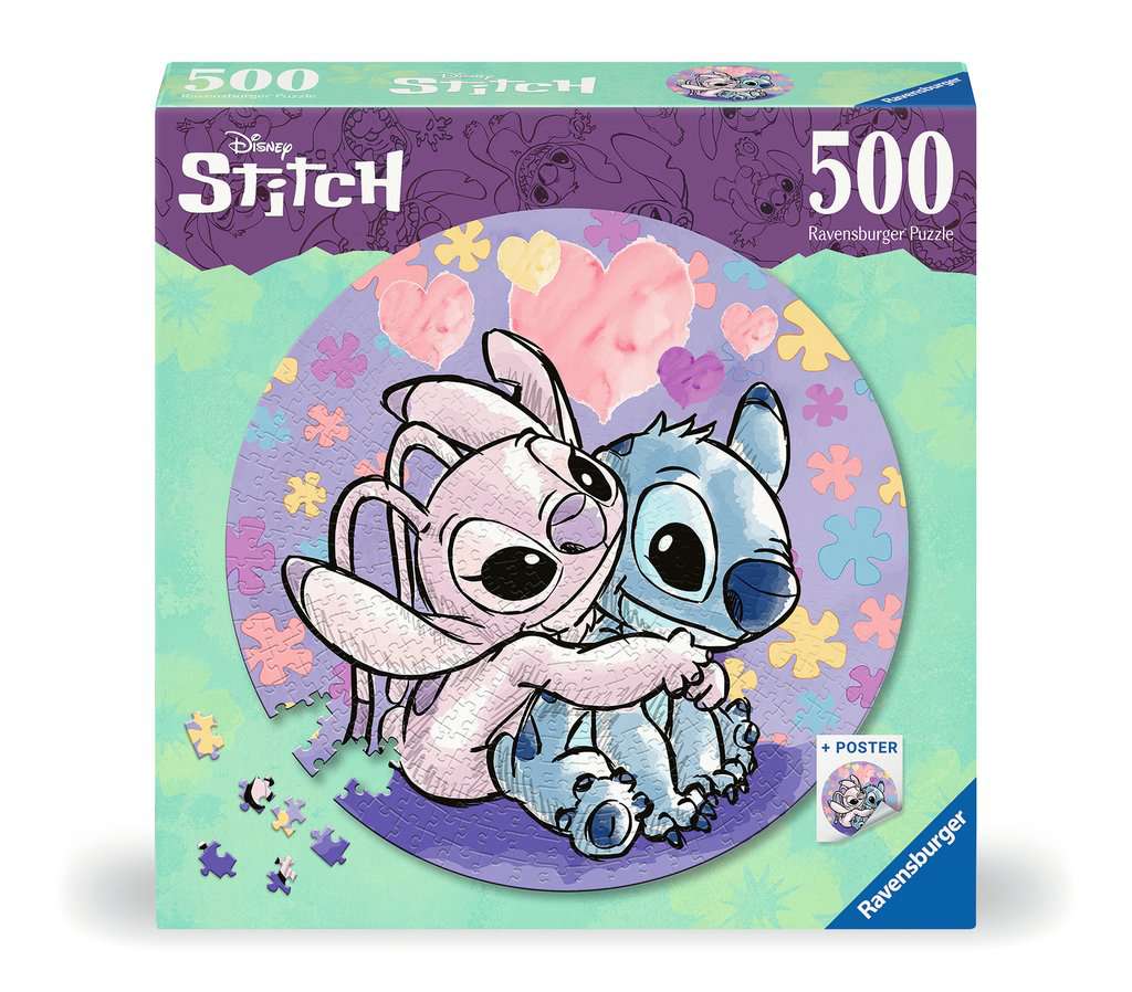 Puzzle Ravensburger Lilo & Stitch Round 500pcs - Albagame