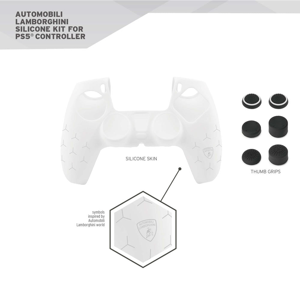 Controller Kit PS5 Lamborghini Silicon White - Albagame