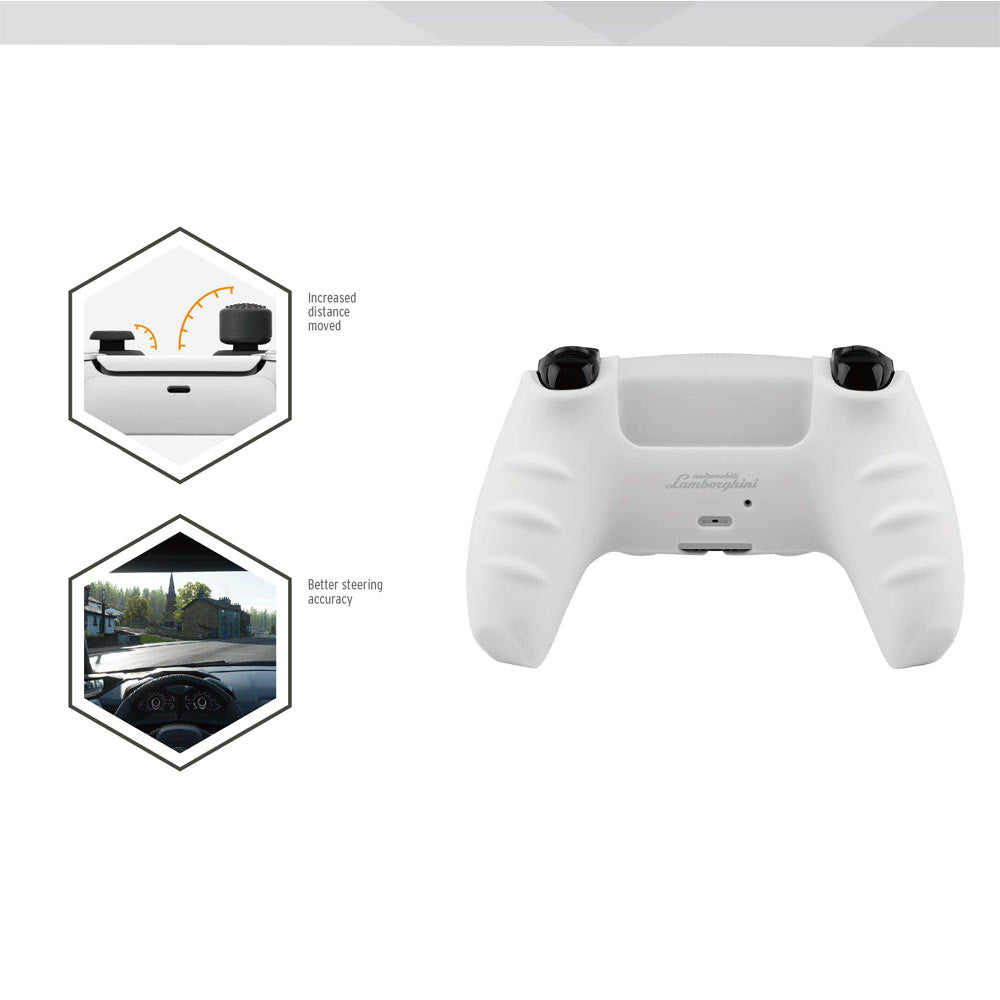 Controller Kit PS5 Lamborghini Silicon White - Albagame