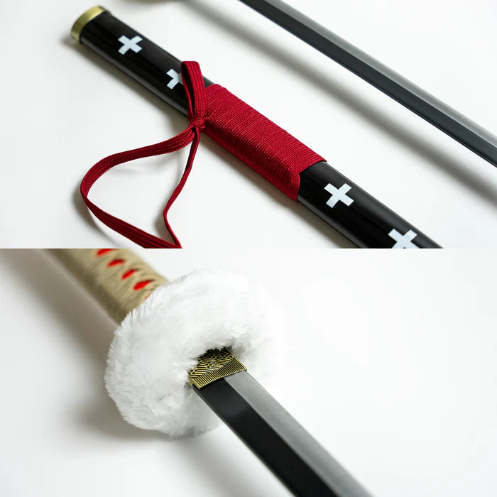 Sword Replica Katana One Piece Kikoku Nera e Rossa - Albagame