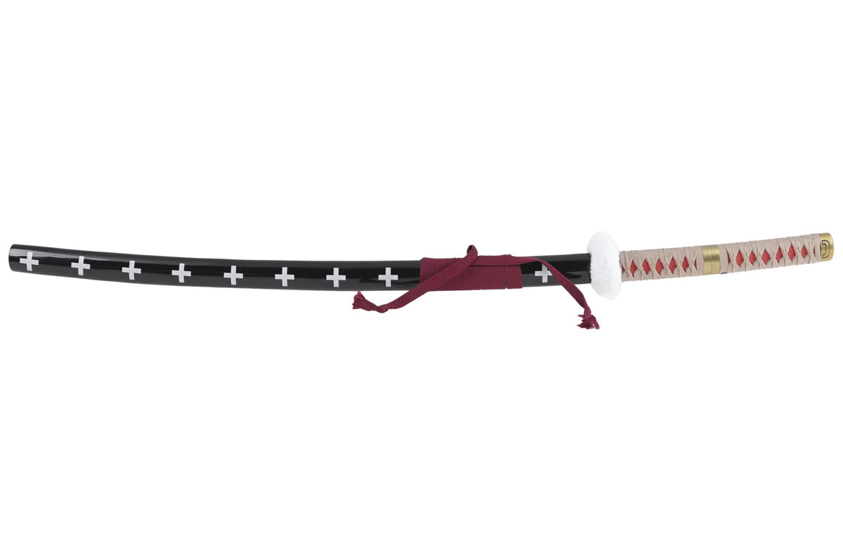 Sword Replica Katana One Piece Kikoku Nera e Rossa - Albagame