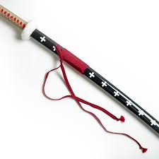 Sword Replica Katana One Piece Kikoku Nera e Rossa L - Albagame