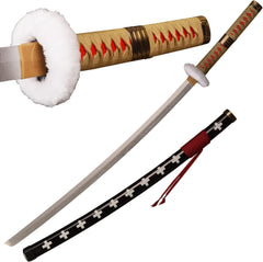 Sword Replica Katana One Piece Kikoku Nera e Rossa L - Albagame