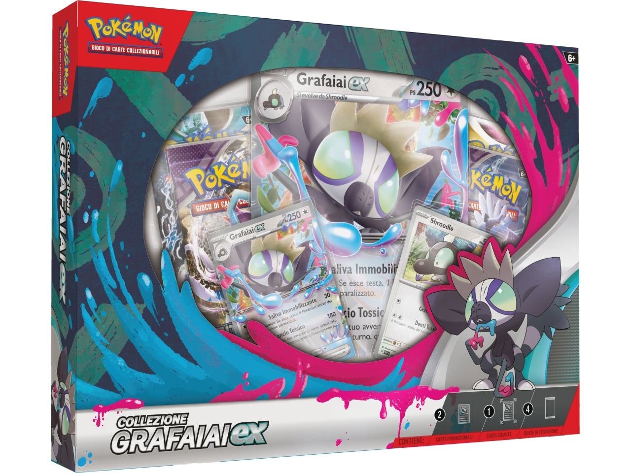 Card Pokémon Collezione Grafaiai Ex - Albagame