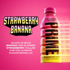 Prime Hydration Strawberry Banana 500ML - Albagame