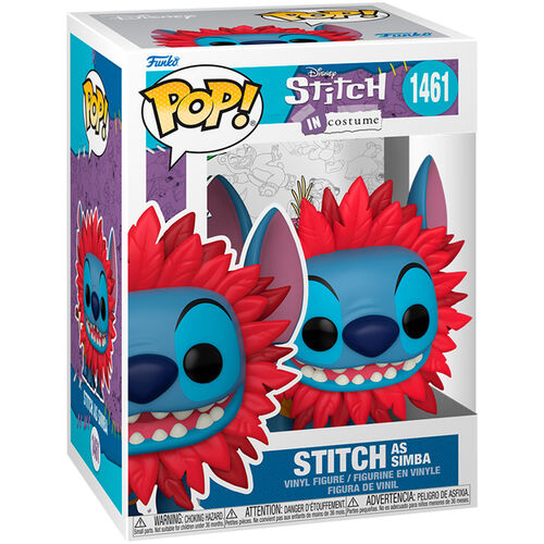 Figure Funko Pop! Disney 1461: Lilo & Stitch Stitch As Simba - Albagame