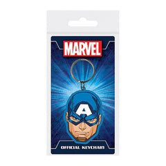 Keychain Marvel Captain America Head - Albagame