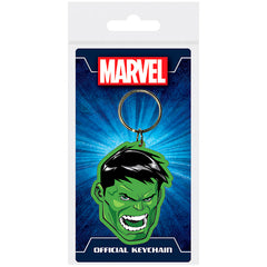 Keychain Marvel Hulk Head