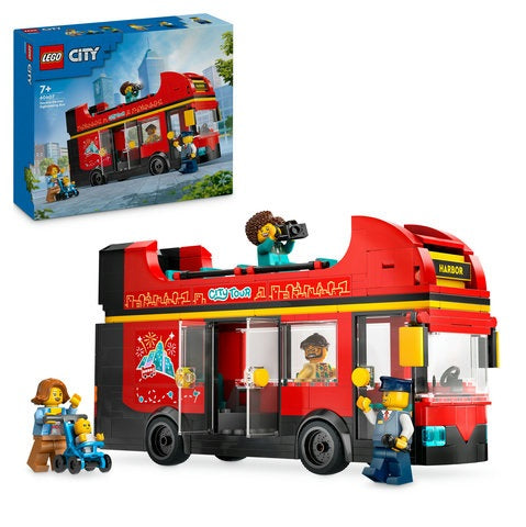 Lego City Red Double-Decker Sightseeing Bus 60407 - Albagame