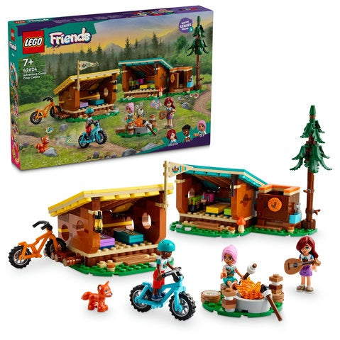 Lego Friends Adventure Camp Cozy Cabins 42624 - Albagame