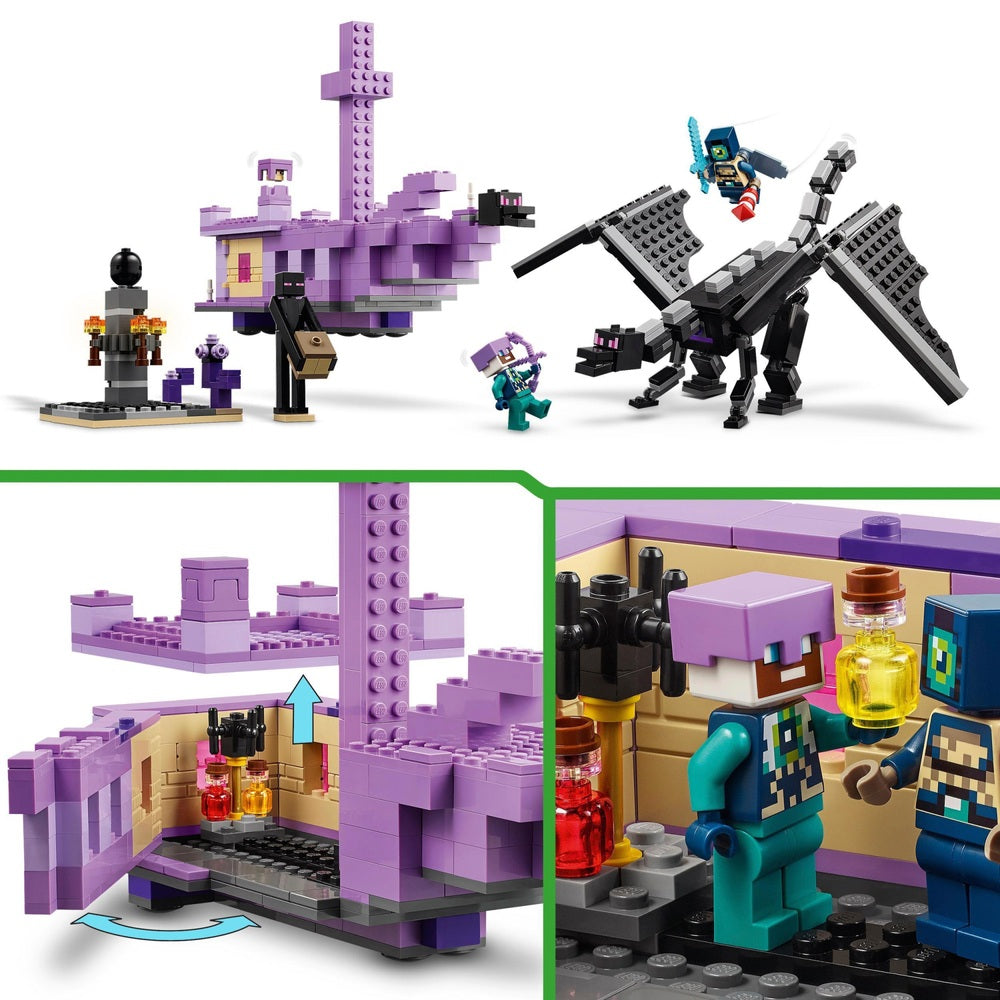 Lego Minecraft The Ender Dragon and End Ship 21264 - Albagame