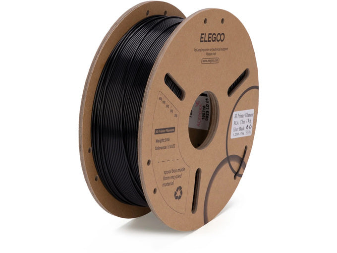 Filament for 3D Printer Elegoo PLA , 1kg , Black , ELG-502030038 - Albagame