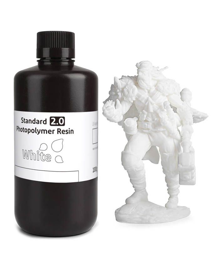 Resin for 3D Printer Elegoo , Standard , 1kg , White , ELG-501030120