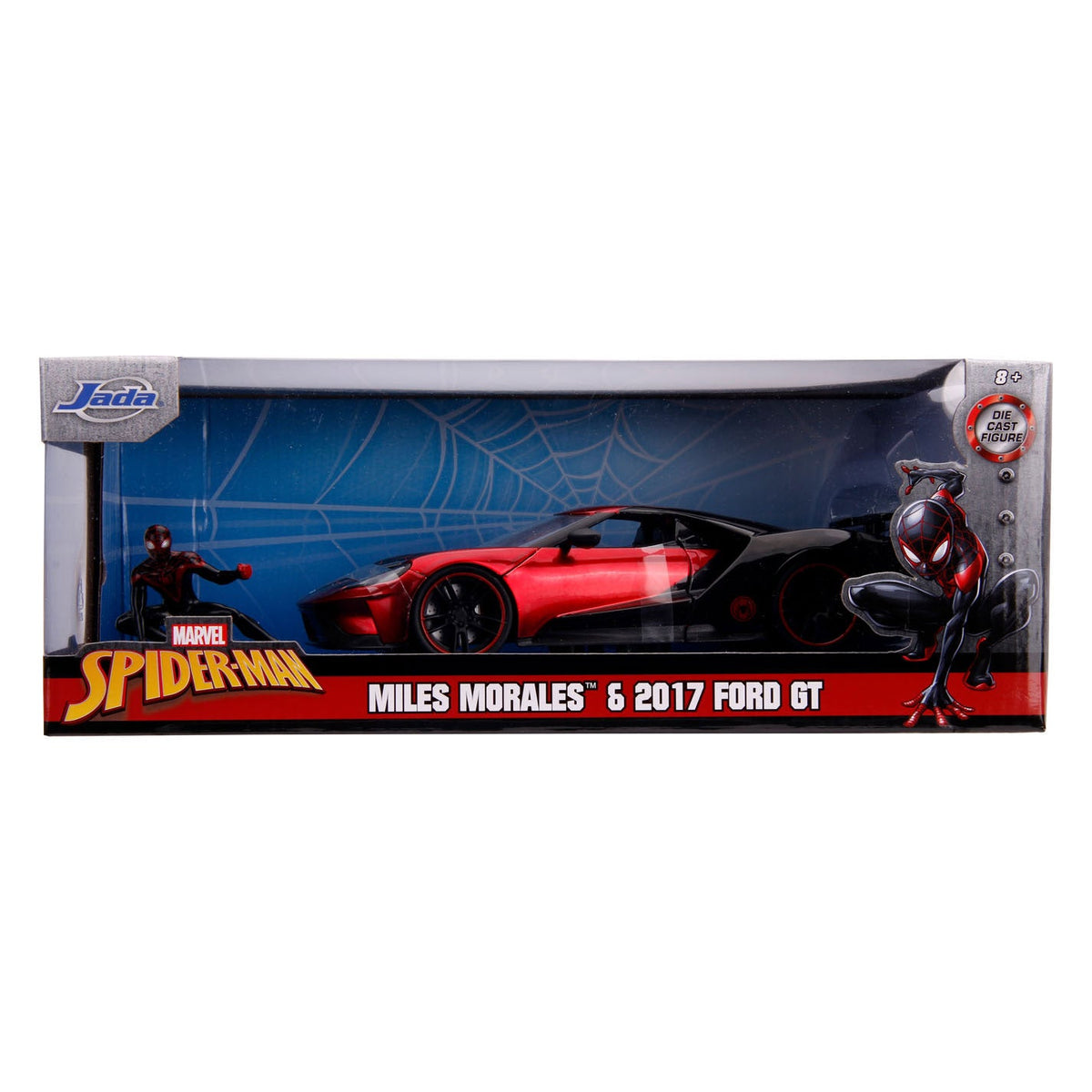 Vehicle Jada Spider-Man Miles Morales 2017 Ford GT 1:24 - Albagame