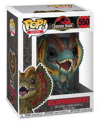 Figure Funko Pop! Movies 550: Jurassic Park 25th Dilophosaurus With Chase - Albagame