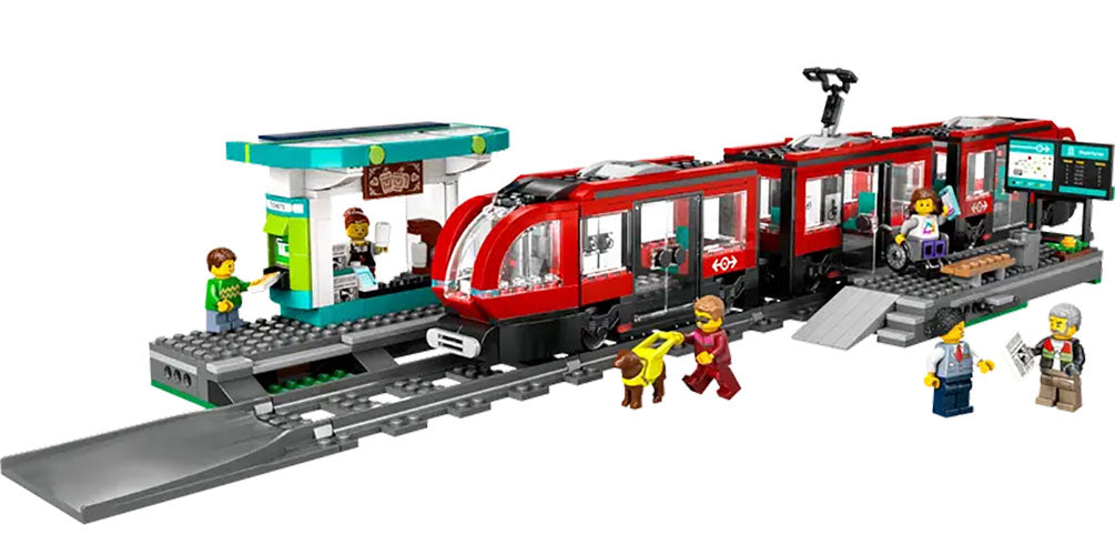 Lego City Downtown Streetcar and Station 60423 - Albagame