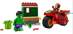 Lego Marvel Iron Man with Bike and The Hulk 76287 - Albagame