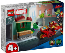 Lego Marvel Iron Man with Bike and The Hulk 76287 - Albagame