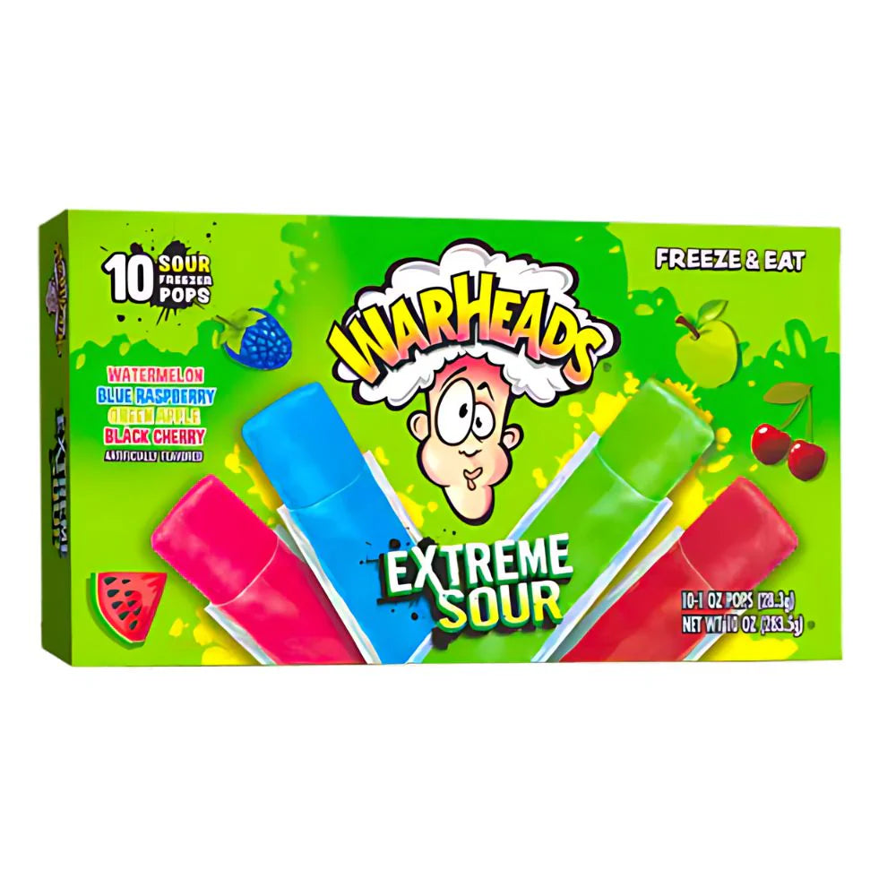 Candy Warheads Extreme Sour Freezer Pops - Albagame