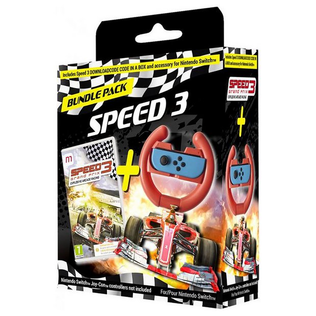 Bundle Pack Switch Speed 3 Grand Prix (CIAB) + Steering Wheel - Albagame