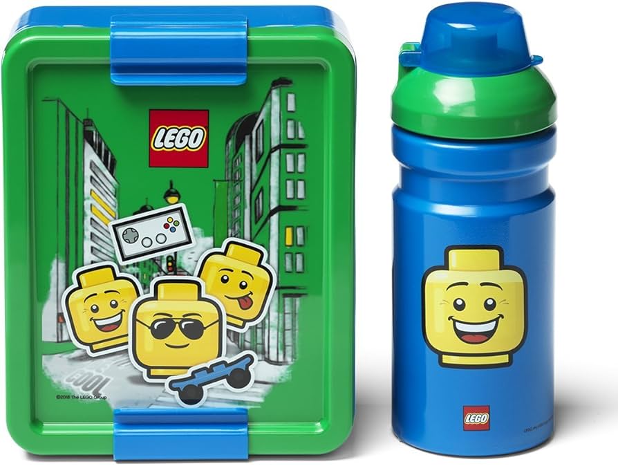 Lunch Set Lego Classic Blue Iconic Boy - Albagame