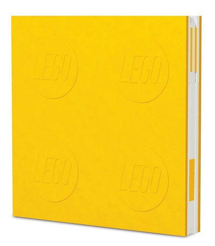 Locking Agenda Lego With Gel Pen - Yellow - Albagame