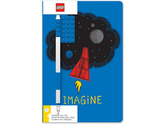 Journal Agenda Lego Imagine Blue Brick With Blue Gel Pen - Albagame