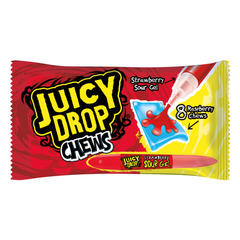 Juicy Drop Chews Bazooka With Sour Gel Strawberry/Raspberry - Albagame